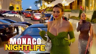 MONACO LUXURIOUS RICH LADIES NIGHTLIFE amp MONACO SUPER CARS [upl. by Nniroc338]