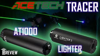 Acetech AT1000 amp Lighter Tracer Unit Review Brightest Airsoft Tracer [upl. by Grewitz349]