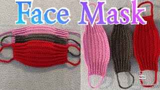 How To Crochet A Face MaskFace Warmer  Easy Tutorial  Beginner Friendly [upl. by Eitac581]