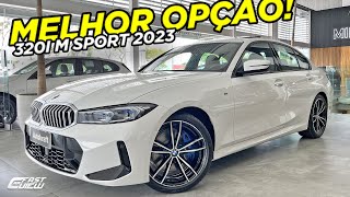 NOVA BMW 320I M SPORT 2023 BRANCO ALPINO INTERIOR MOCHA TETO SOLAR HEAD UP DISPLAY E TELA GIGANTE [upl. by Rasmussen]