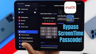 Forgot Your iPad Screen Time Passcode Recover iPadOS 15 [upl. by Vivle]