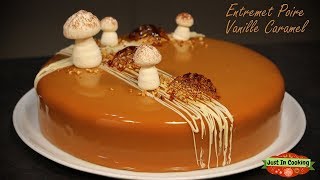 ❅ Recette dEntremets Poire Vanille Caramel ❅ [upl. by Novled792]