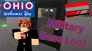 Red Key Card Opening The Military Base Vault 🔑  Roblox  Ohio [upl. by Annahoj]