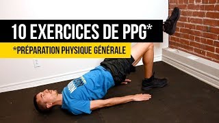 10 exercices de PPG course à pied SANS matériel [upl. by Aitnohs]