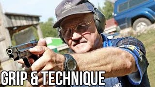 How to shoot a Pistol with world champion shooter Jerry Miculek [upl. by Navek]