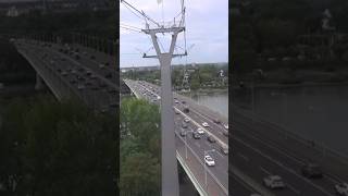 Mit der Seilbahn über den Rhein in Köln shorts Köln Seilbahn [upl. by Unhsiv405]