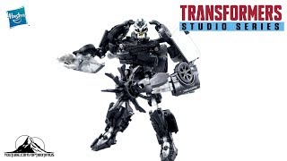 Transformers Studio Series Deluxe Class BARRICADE Video Review [upl. by Skantze]