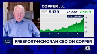 FreeportMcMoRan CEO on copper Were on a trend to have a very serious shortage [upl. by Milman]