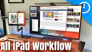 iPad Pro My Only Computer  Full iPadOS 17 Workflow [upl. by Illil]