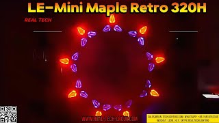 Mini Retro 3x20W1x15W900x5050SMD LED Maple Leaf dj show stage ledlights light hybrid party [upl. by Arvind329]