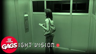 Scary Elevator Pranks 2023  Just For Laughs Gags [upl. by Attezi605]