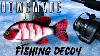 Make your own ice fishing decoy [upl. by Altis452]