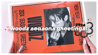 unboxing ★ woodz 2024 seasons greetings [upl. by Dasteel]