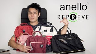 The 5 New anello® Cross Bottle REPREVE® Series Bags  Unboxing [upl. by Josler]