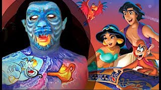 DISNEY ALADDIN CAVE OF WONDERS MAKEUP TUTORIAL [upl. by Harve]