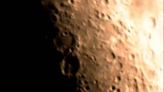 Moon Craters Hipparchus and Albategnius seen through 10 inch telescope [upl. by Jarus933]