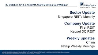 Market Outlook Singapore REITs monthly company updates and weekly updates [upl. by Ativ]