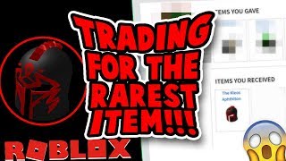 Trading for the RAREST ROBLOX ITEM Ft Lonnie  Linkmon99 ROBLOX [upl. by Occor]