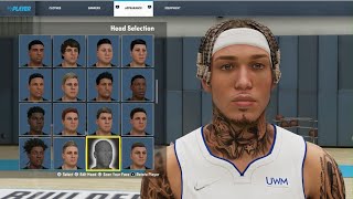 NBA 2K22 DRIPPY FACE CREATION TUTORIAL NEXT GEN [upl. by Avigdor565]