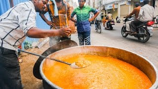 Indian Street Food Tour in Hyderabad India  Street Food in India BEST Biryani [upl. by Ainehs222]