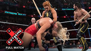 FULL MATCH  Rollins amp Lynch vs Corbin amp Evans – Extreme Rules Match WWE Extreme Rules 2019 [upl. by Boony459]