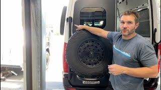 Expedition Tire Carrier Install VS30 Updated 2022 [upl. by Solley262]