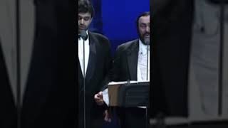 2 Luciano Pavarotti Andrea Bocelli  Notte e piscatore Official Live Perfo opera duetto [upl. by Meraree]