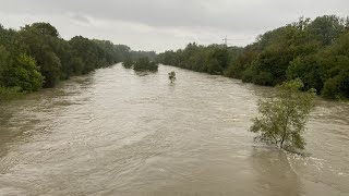 Hochwasser Oberösterreich Linz Steyr Enns St Florian  September 2024 [upl. by Koenig89]