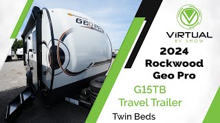 2024 Rockwood Geo Pro G15TB Travel Trailer WalkThrough [upl. by Ethyl]