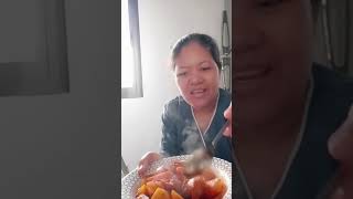 Kainan na mukbang mukbangers chickenvegetable eating subscribe [upl. by Keverian]