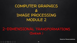 2DTransformation Shearing [upl. by Aggappera]