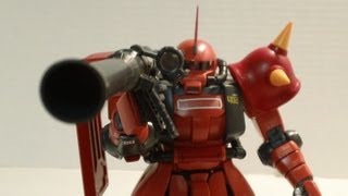 Master Grade Zaku II High Mobility Type ver 20 Johnny Ridden Custom Review [upl. by Eissat]