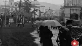 Le ceneri del Vesuvio cadono su Salerno Centro Storico e Zona Orientale Marzo 1944 [upl. by Ellenar]