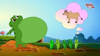 Frog amp Ox मेंढक और बैल  Aesop Stories Mendhak Aur Bail  Animated Stories [upl. by Studner338]