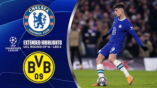 Chelsea vs Borussia Dortmund Extended Highlights  UCL Round of 16  Leg 2  CBS Sports Golazo [upl. by Ellenod]