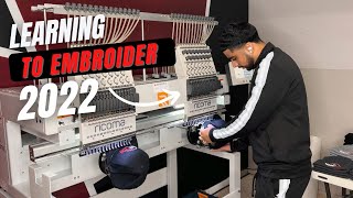 Day In The Life Embroidering Beanies amp SnapBacks  Ricoma Mt1502 [upl. by Neddy191]