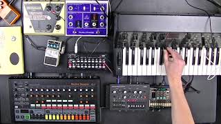 DAWLESS Jam by Soundcommander LIVETECHNO 051224 Behr RD8 Korg MS20 Volca FM Monotribe [upl. by Ecilahc754]