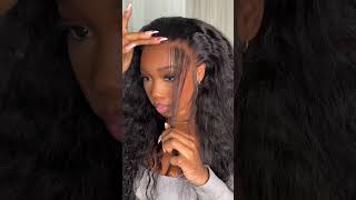 High ponytail Updo This 360 lace water wave wig does it all 😍✨ 360lacewig wigfever shorts [upl. by Novehc]