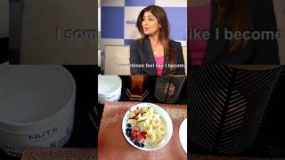 Shilpa Shetty High Fibre Breakfast Bowl  shorts oats oatsforbreakfast [upl. by Narf]