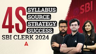 SBI Clerk 2024 Notification  SBI Clerk Syllabus Source Strategy amp Success  Adda247 [upl. by Pownall658]