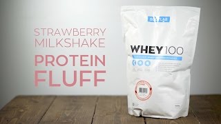 Whey 100  Strawberry Milkshake  Recipe  Whey Protein Powder  Bodylab [upl. by Adnwahsor]