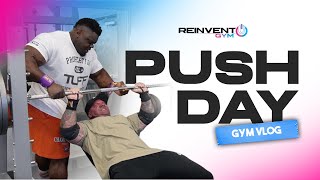 IFBB PRO BLESSINGS PUSH DAY WORKOUT  Grow Your Chest [upl. by Tullus342]