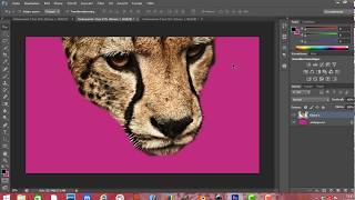 Photoshop cs6 Tutorial Deutsch für Anfänger Hintergrundfarbe ändern [upl. by Hurd]