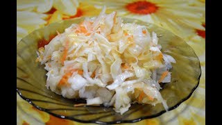 Маринованная капуста в банках без стерилизации  вкусная и хрустящая [upl. by Peh313]