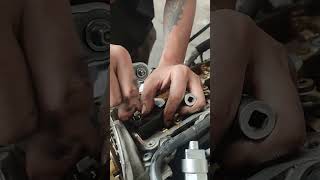 Audi V6 TFSI 30 engine timing chain replacement setting and markings [upl. by Abehshtab]