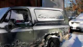 1984 Chevrolet M1009 K5 Blazer Cold Start 62L Diesel long version wnaration [upl. by Lemuela]