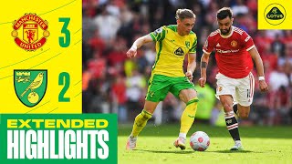 EXTENDED HIGHLIGHTS  Manchester United 32 Norwich City [upl. by Litt388]