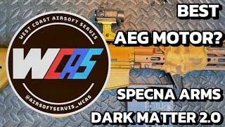 Best AEG motor Review amp test of SPECNA ARMS Dark Matter GEN2 [upl. by Geanine17]