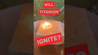 Will Titanium ignite Reel reelsinstagram viral trending bearing motorrepairs quick amazing [upl. by Grim]