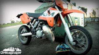 KTM EXE 125 Full Power  Soundcheck  Wheelies  Gopro HD [upl. by Carny]